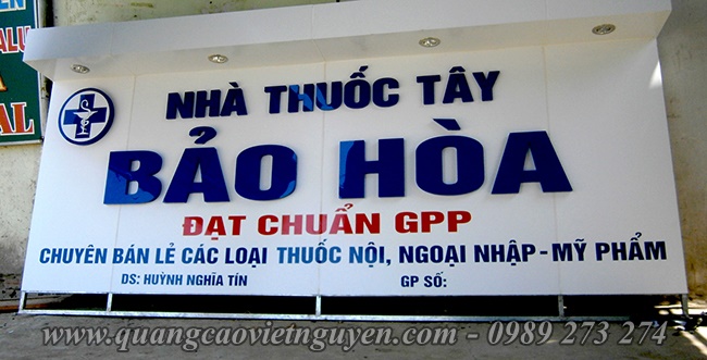 bảng hiệu nhà thuốc đạt chuẩn GPP - VNGroup