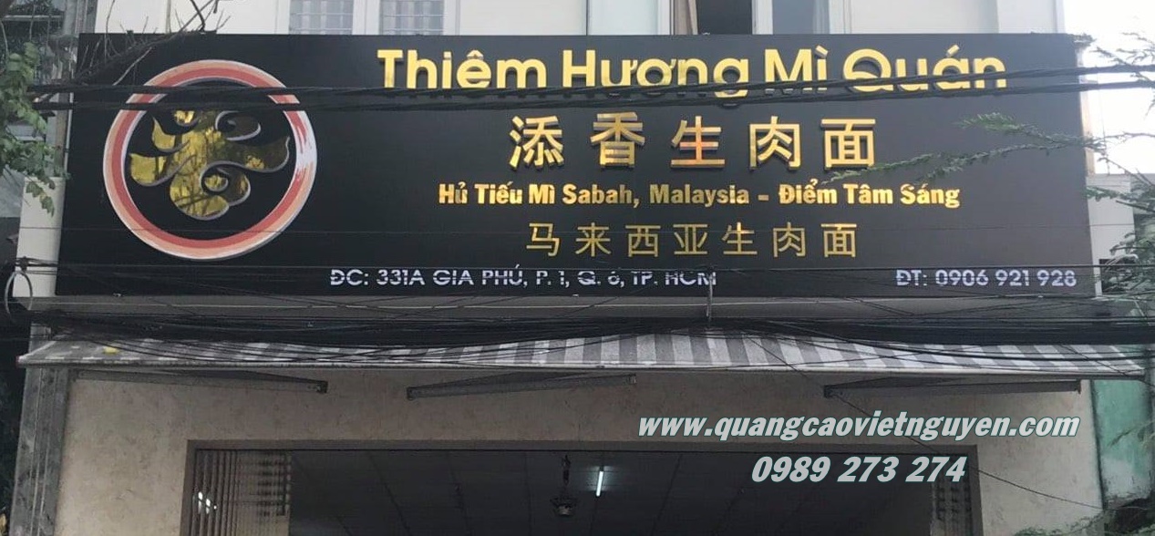 làm bảng hiệu giá rẻ tại Quận 6- VNGroup