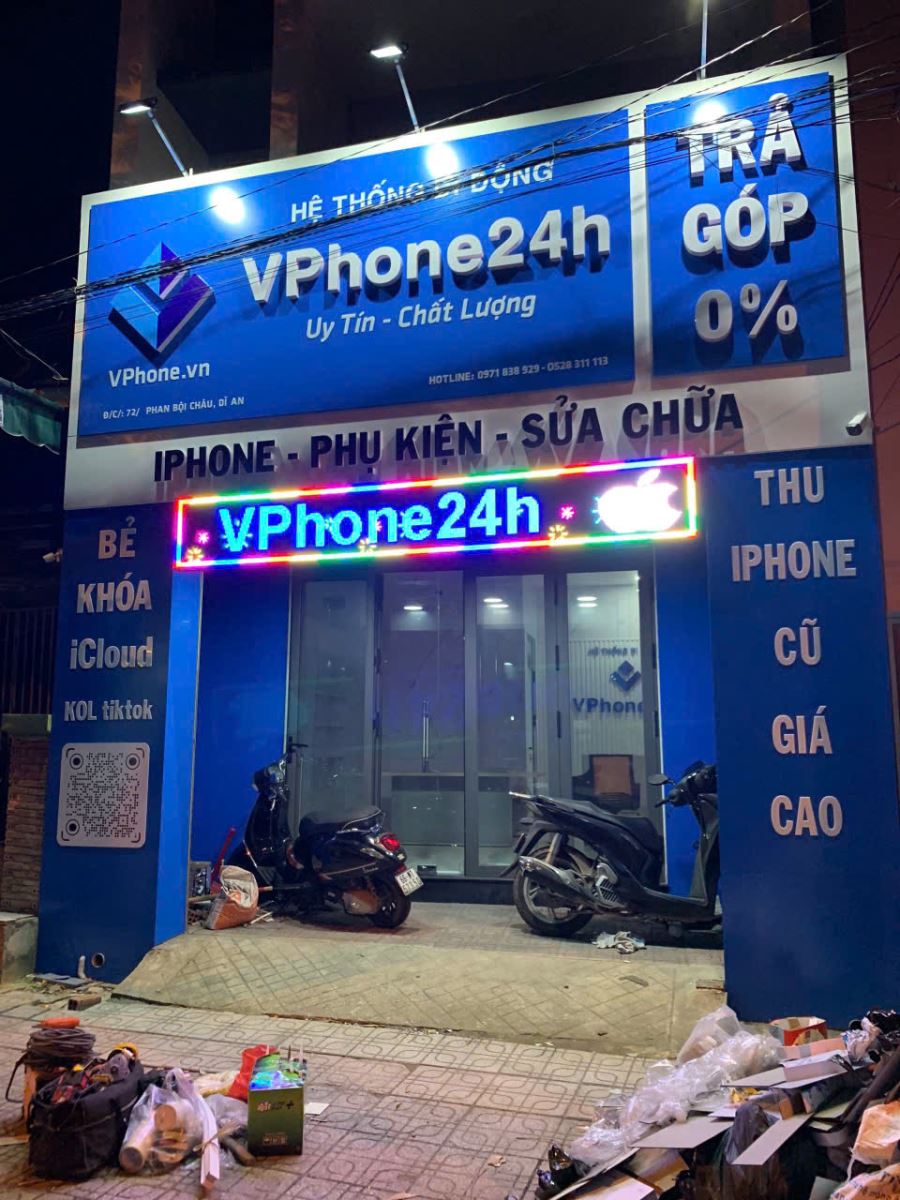 bảng hiệu cửa hàng điện thoại