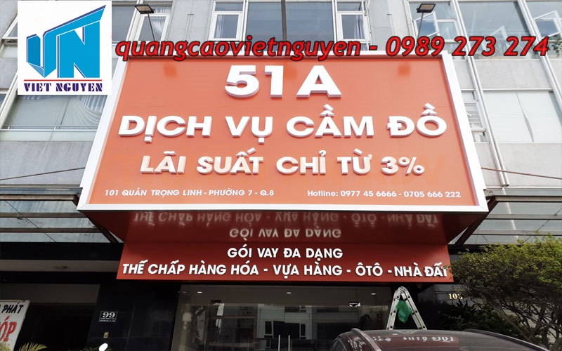 Top 10+ mẫu bảng hiệu cầm đồ đẹp thông dụng nhất hiện nay