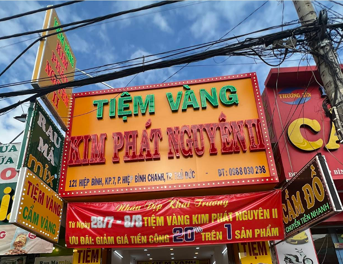 bang hieu tiem vang